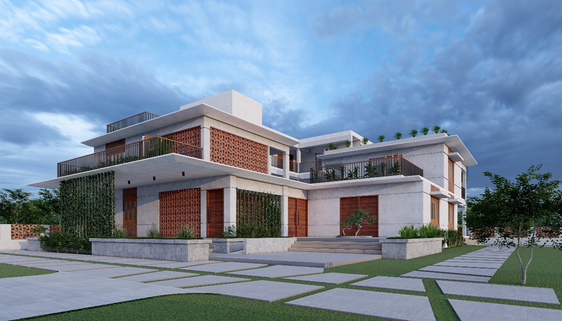 Modern Luxury Villa Exterior Design