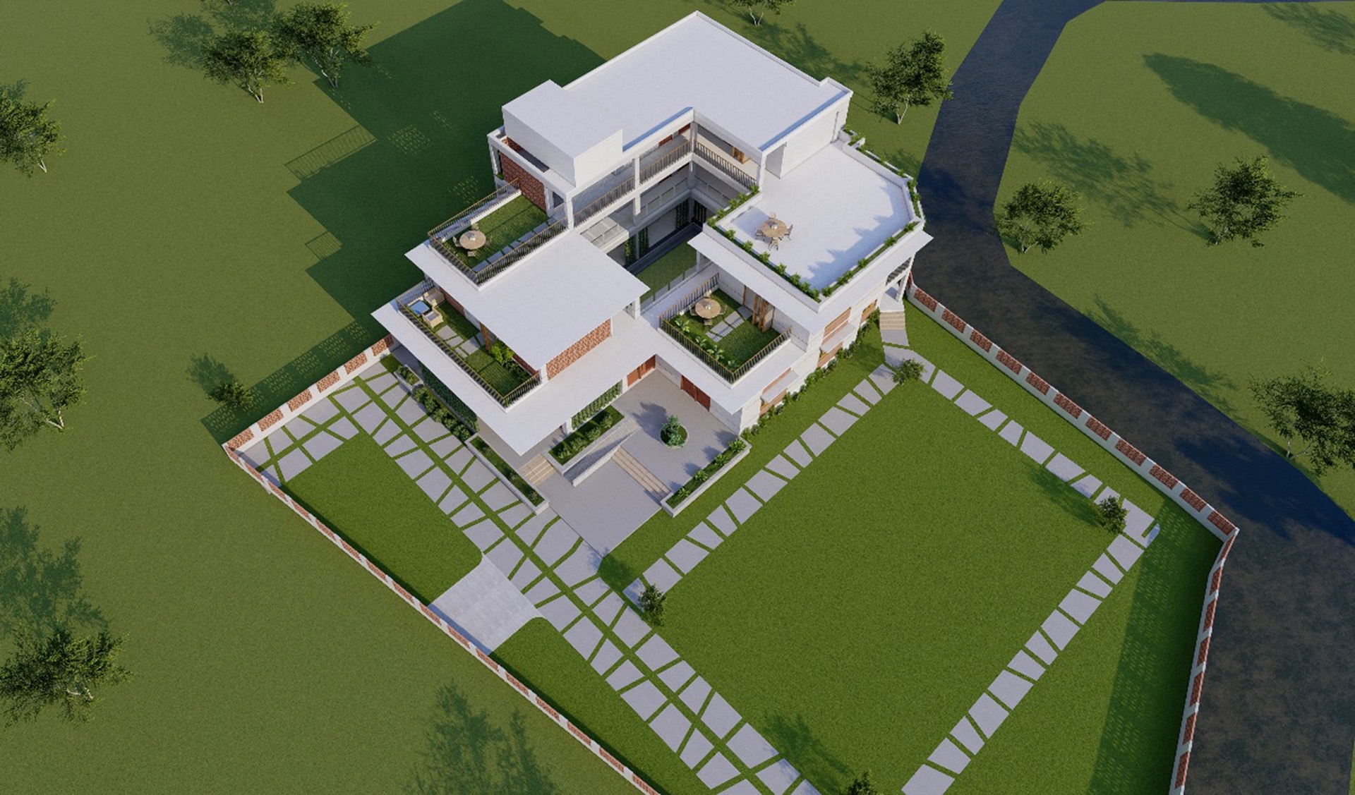 Modern Luxury Villa Exterior Design