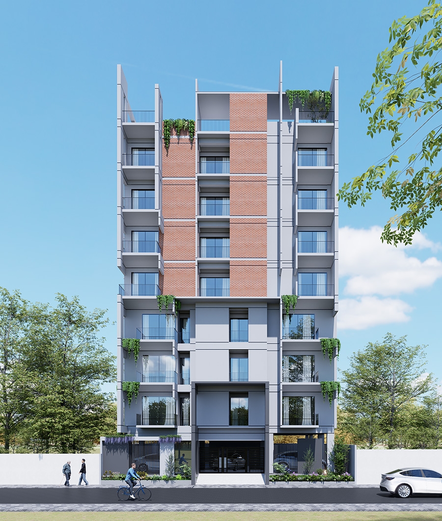 Residential building in Bangladesh