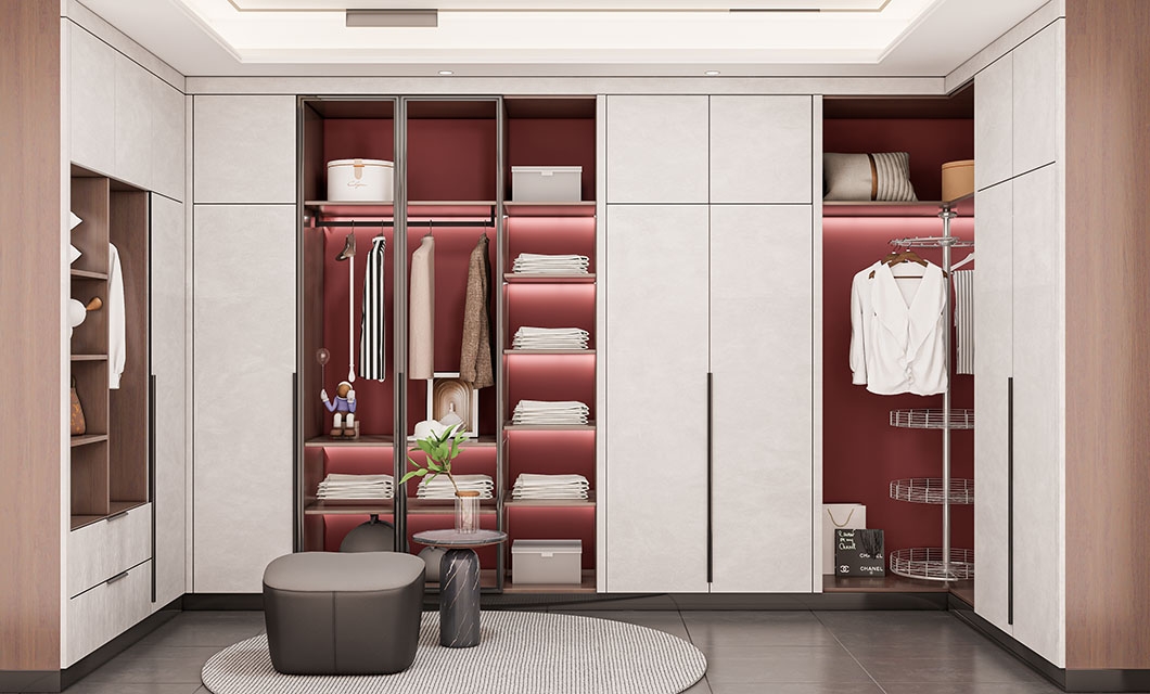 Contemporary Walk-In Closet