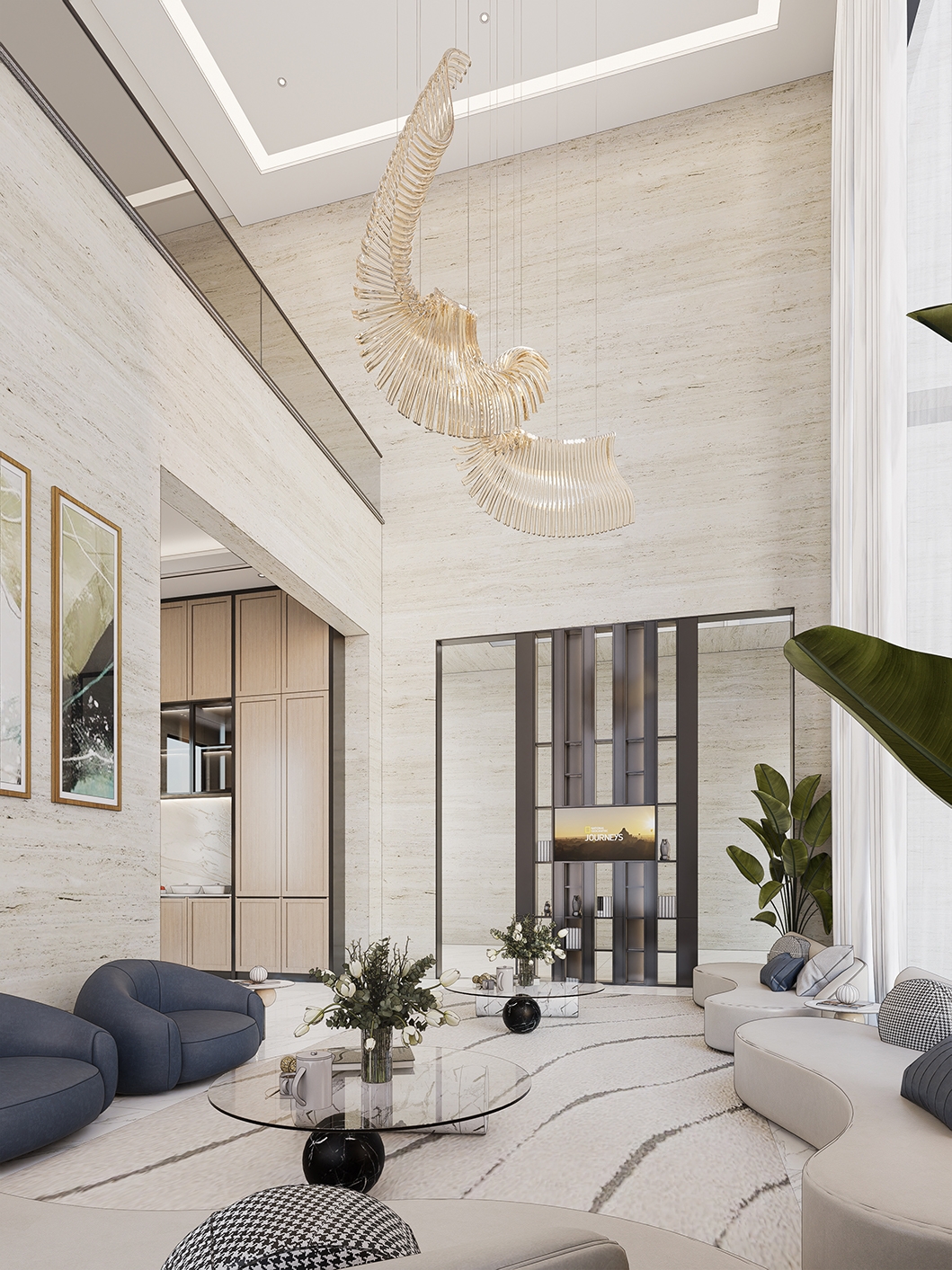 Double Height Living Room