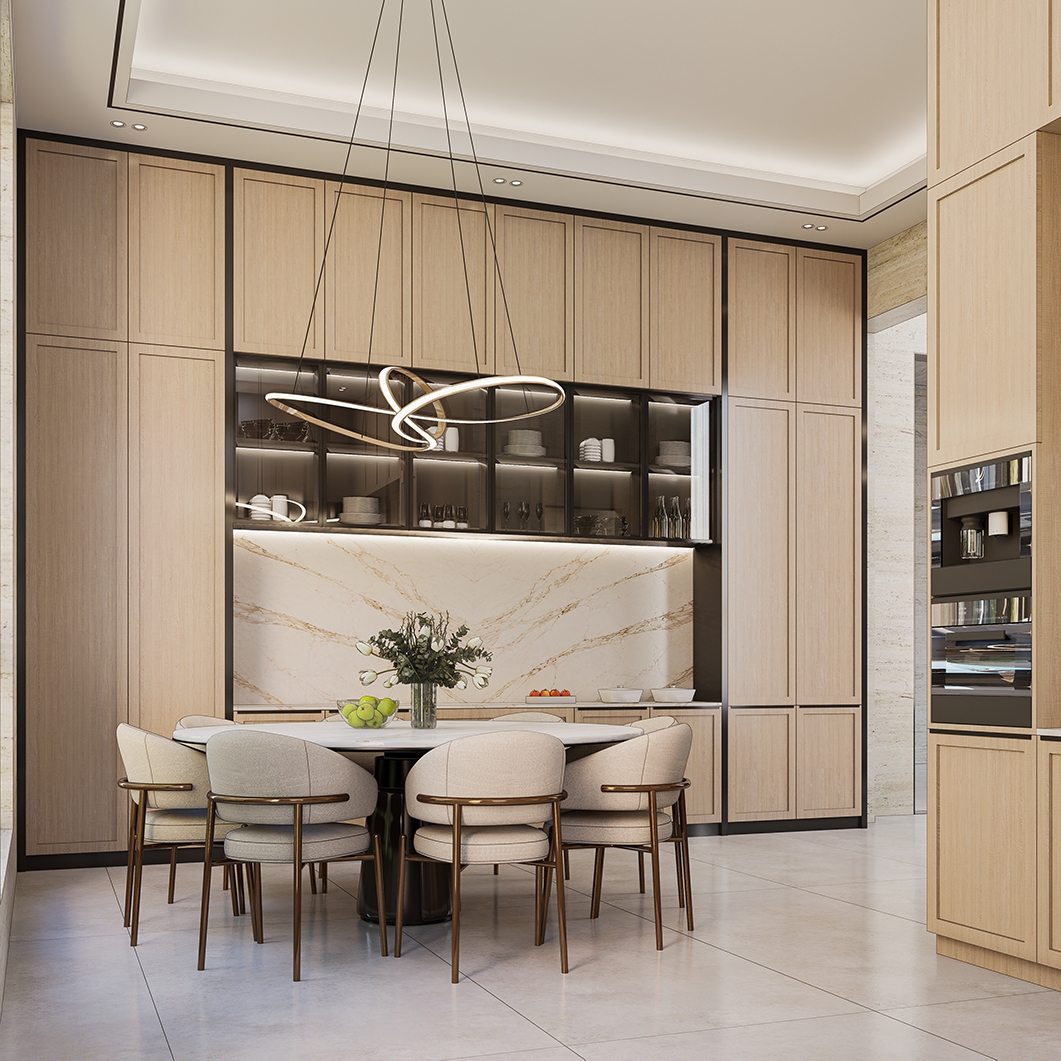Qatar Luxury Villa – Modern Dining Area